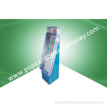 100% Recyclable POS Cardboard Displays Hook Display Stand F